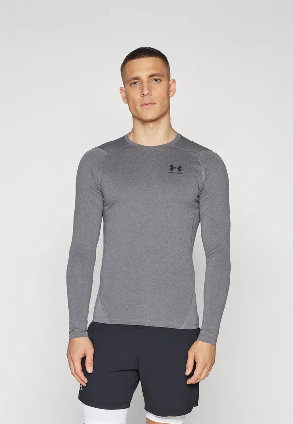 HEATGEAR - Long sleeved top - carbon heather/black