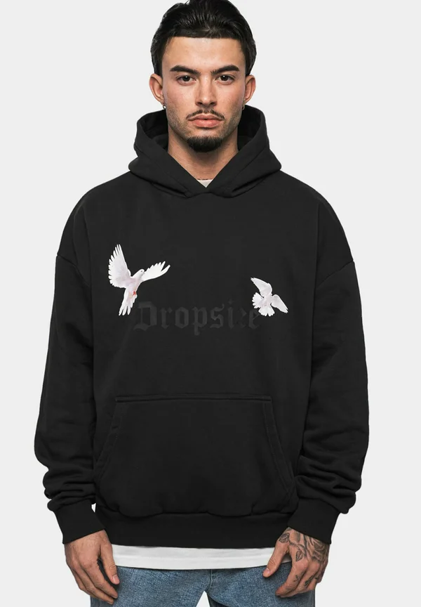 HEAVY DOVES - Hoodie - washedblack