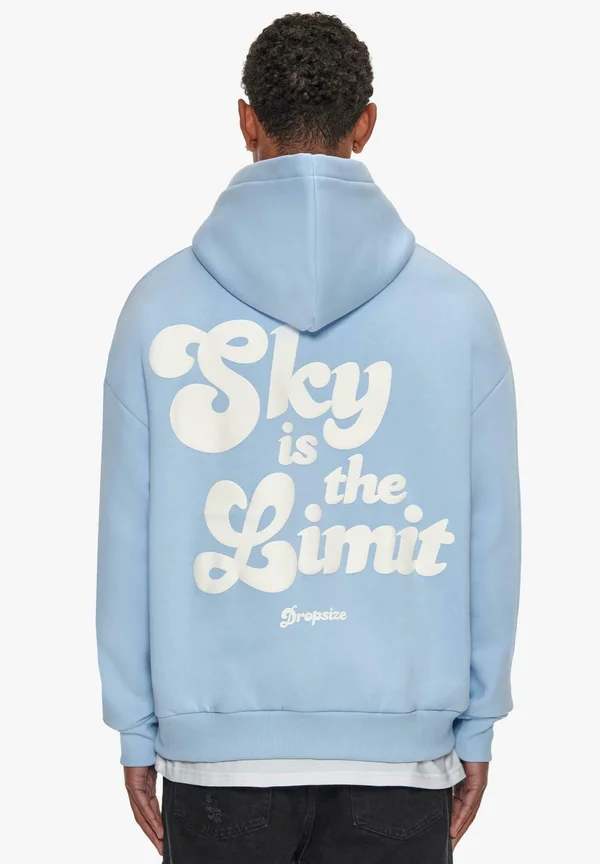 HEAVY SKY ISTHE LIMIT  - Hoodie - baby blue