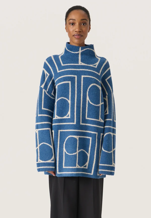 HEDAYA - Jumper - ensign blue monogram