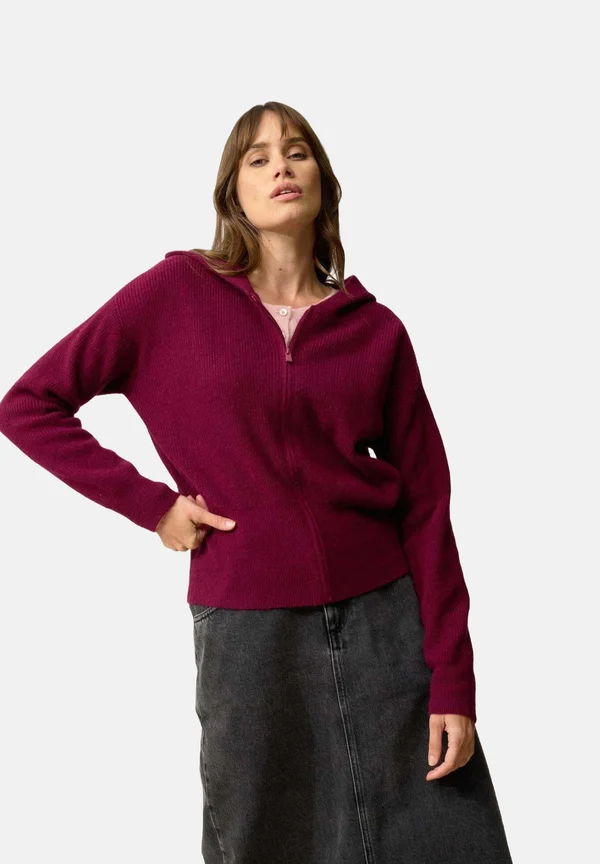 HELGA  - Cardigan - burgundy