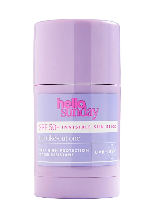 HELLO SUNDAY THE TAKE-OUT ONE - SWEET VANILLA INVISIBLE SUN STICK SPF 50  - - Sun protection