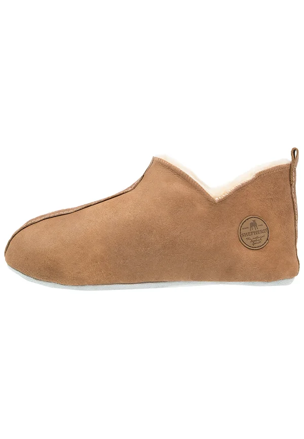 HENRIK - Slippers - antique cognac