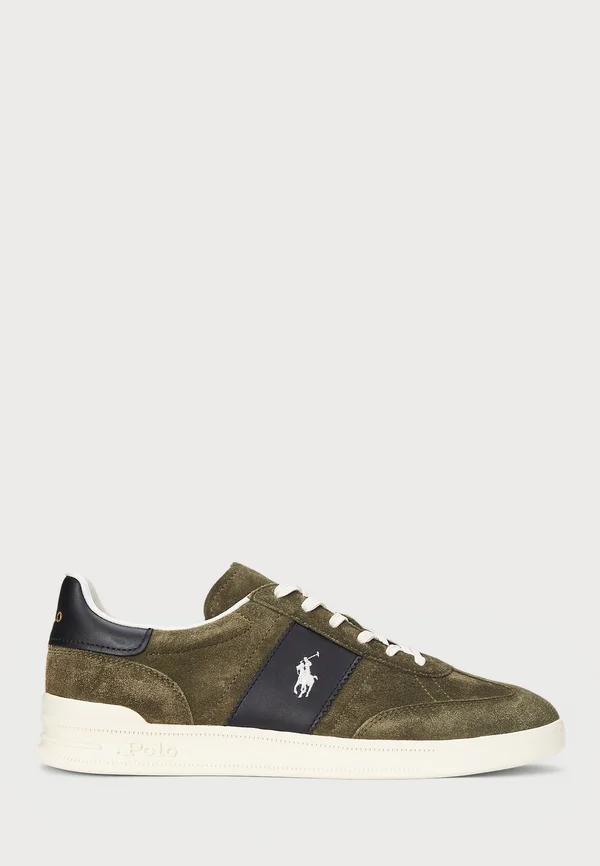 HERITAGE AERA SUEDE SNEAKER - Trainers - olive/black