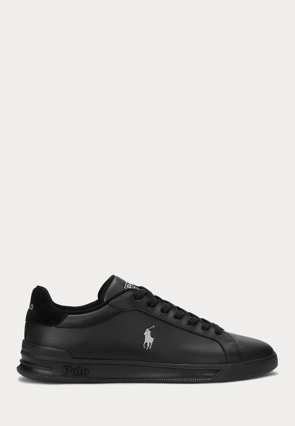 HERITAGE COURT II LEATHER SNEAKER UNISEX - Trainers - black/soft grey