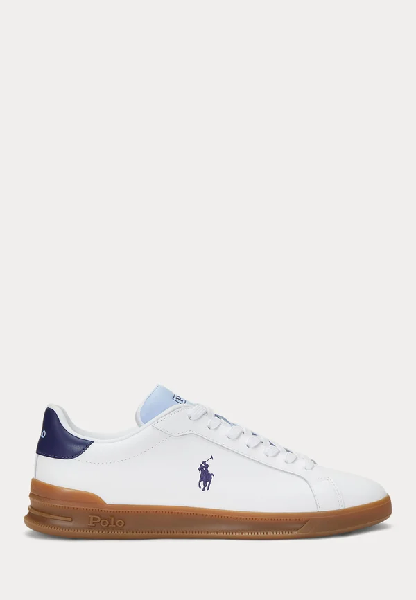 HERITAGE COURT II LEATHER SNEAKER UNISEX - Trainers - white/light blue/navy