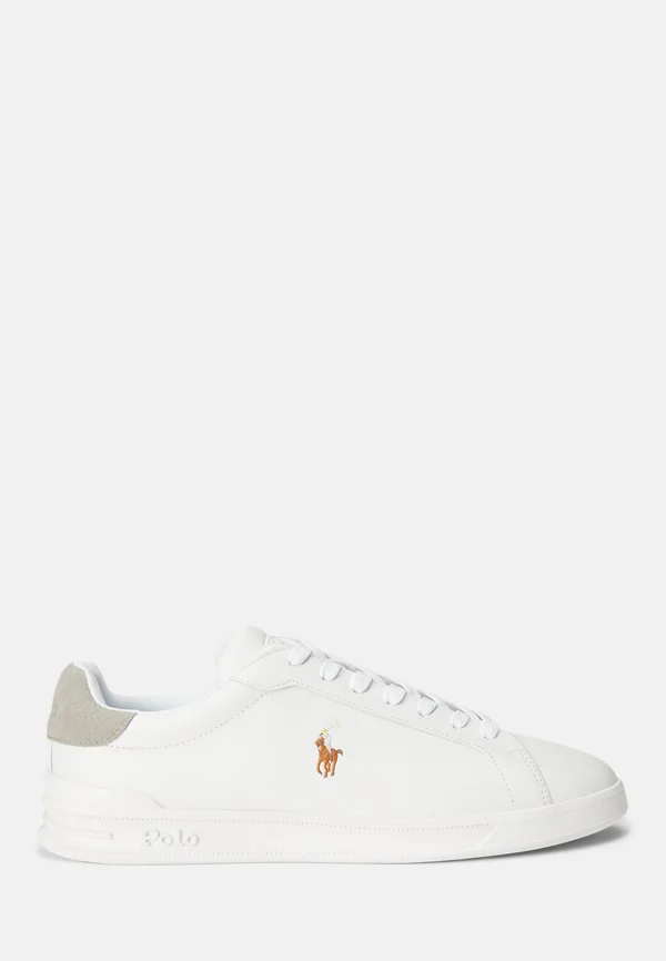 HERITAGE COURT II LEATHER TRAINER - Trainers - white/grey