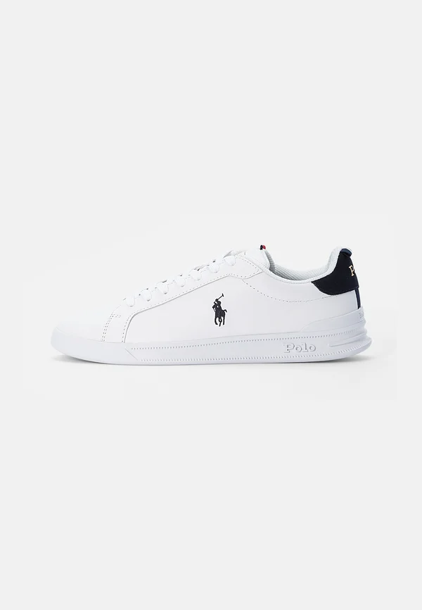 HERITAGE COURT II LEATHER TRAINER - Trainers - white/navy/red