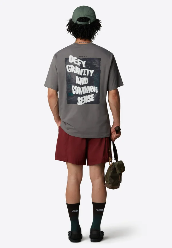 HERITAGE GRAPHIC RELAXED - Print T-shirt - smoked pearl