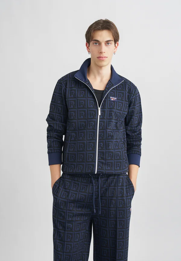 HERITAGE MONOGRAM TRACK JACKET - Zip-up sweatshirt - vector navy
