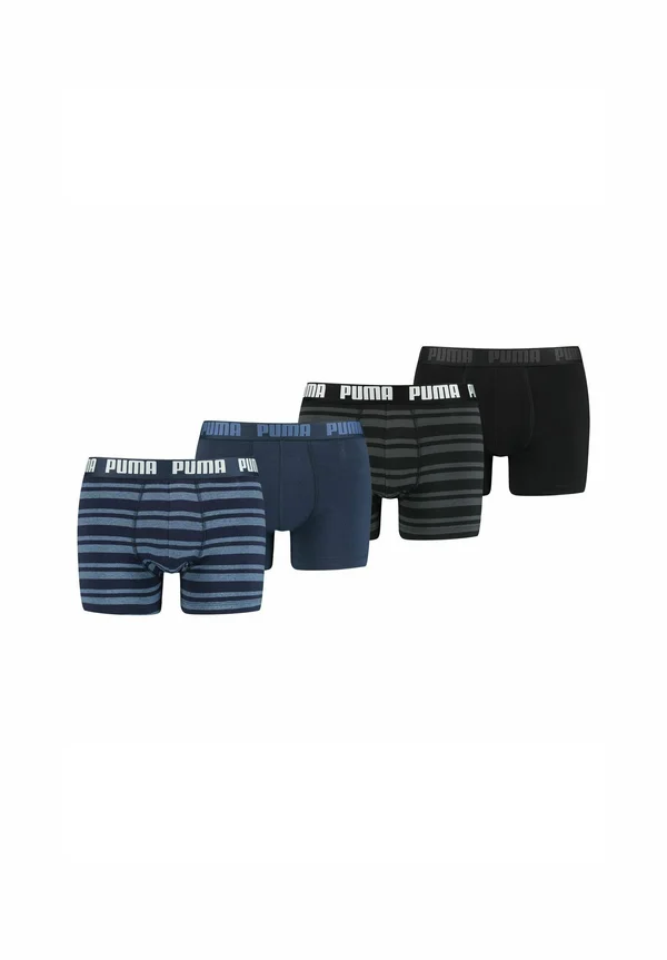 HERITAGE STRIPE 4ER PACK - Pants - black denim