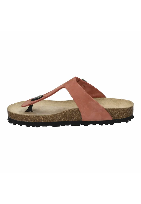HERMINE  - T-bar sandals - koralle