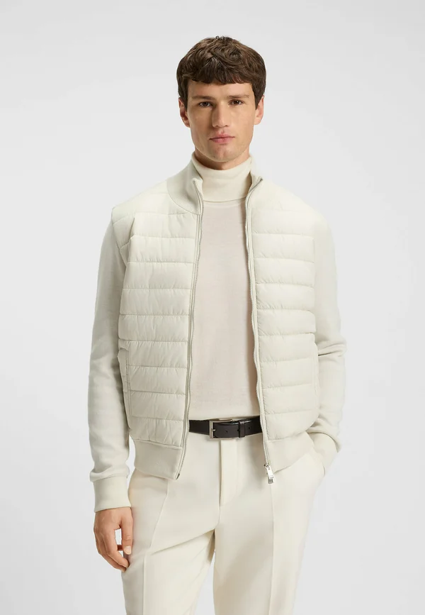 HERNESTO - Bomber Jacket - open white eleven