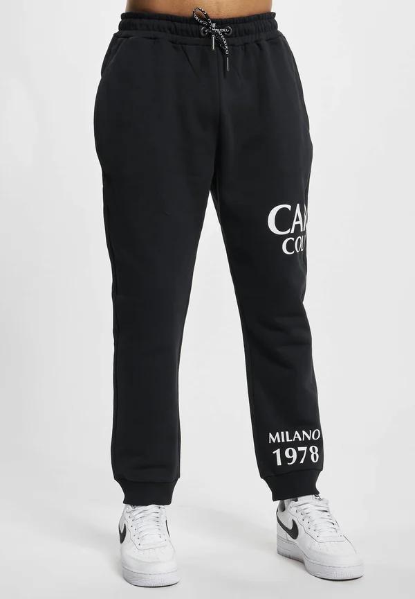 HERREN CARLO COLUCCI - Tracksuit bottoms - black
