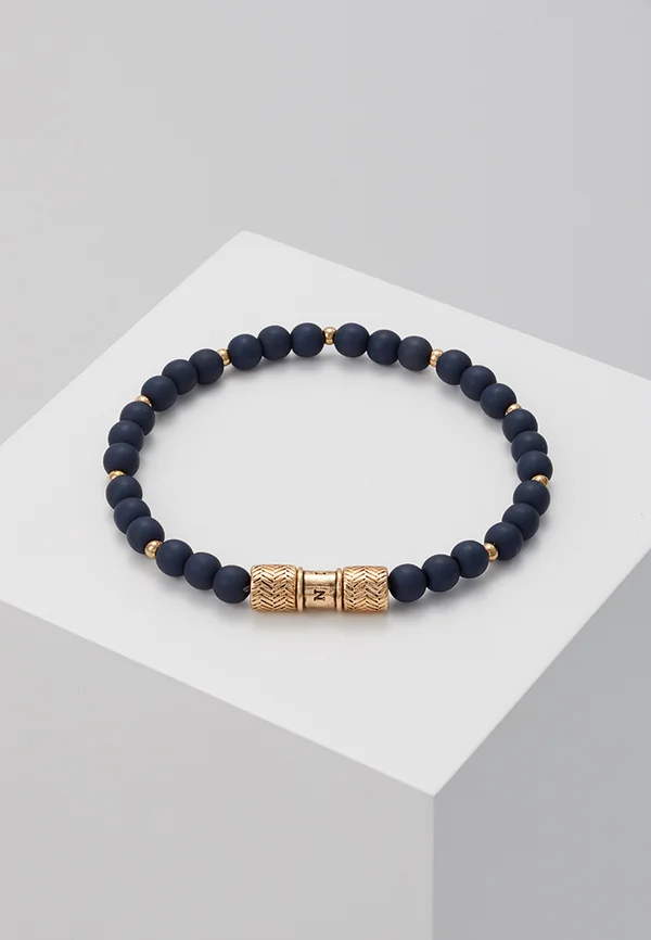 HERRING BEADED BRACELET - Bracelet - navy