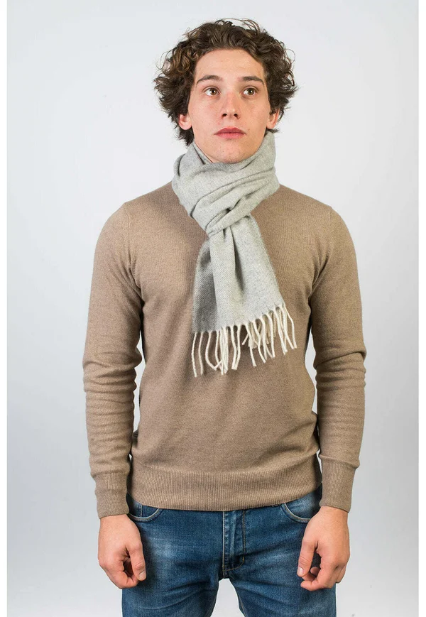 HERRINGBONE - Scarf - grigio chiaro