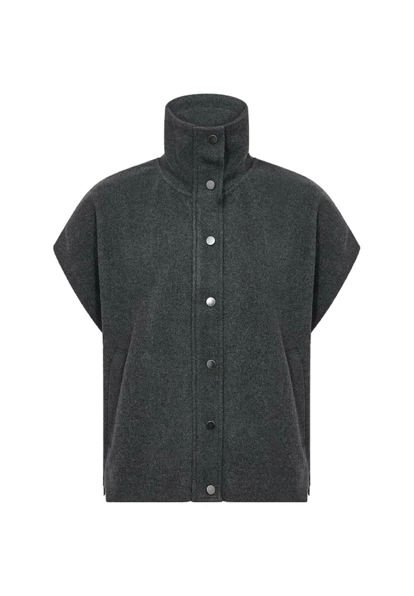 HIGH COLLAR  - Summer jacket - grey