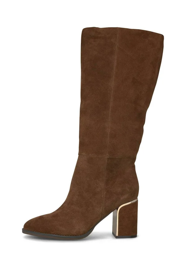 High heeled ankle boots - Camel