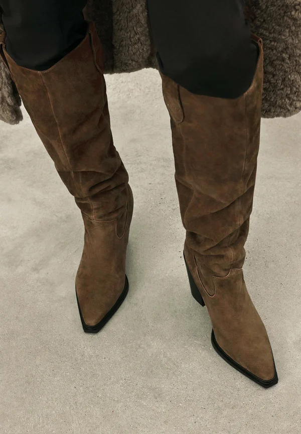 DALIAN - High heeled boots - brown