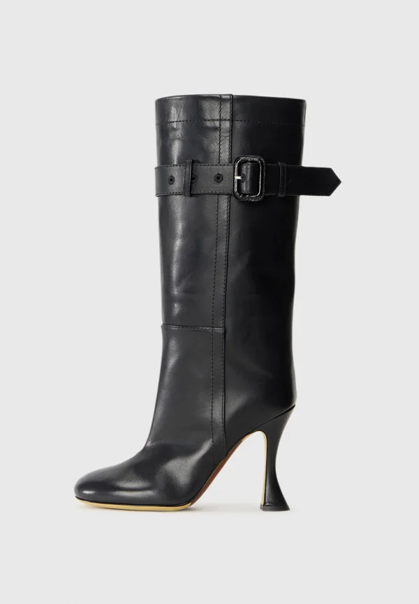 High heeled boots - nero