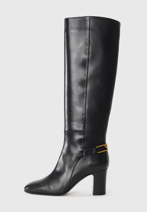 High heeled boots - nero