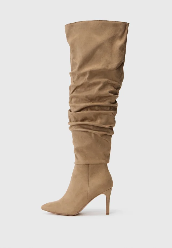 Over-the-knee boots - taupe
