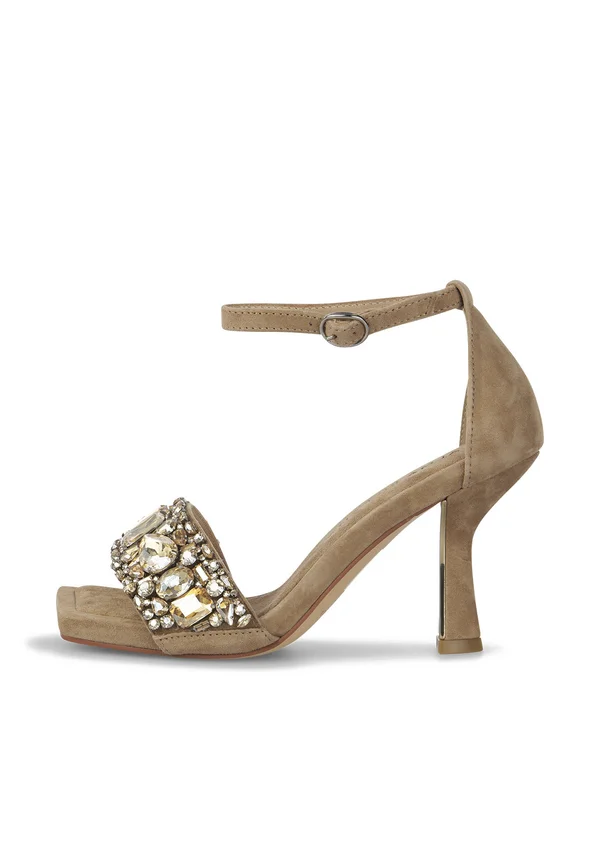 High heeled sandals - Camel