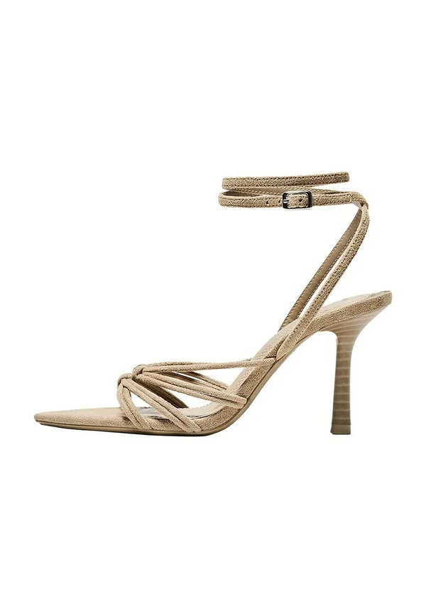 High heeled sandals - sand