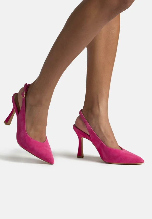 High heels - Marbled fuchsia