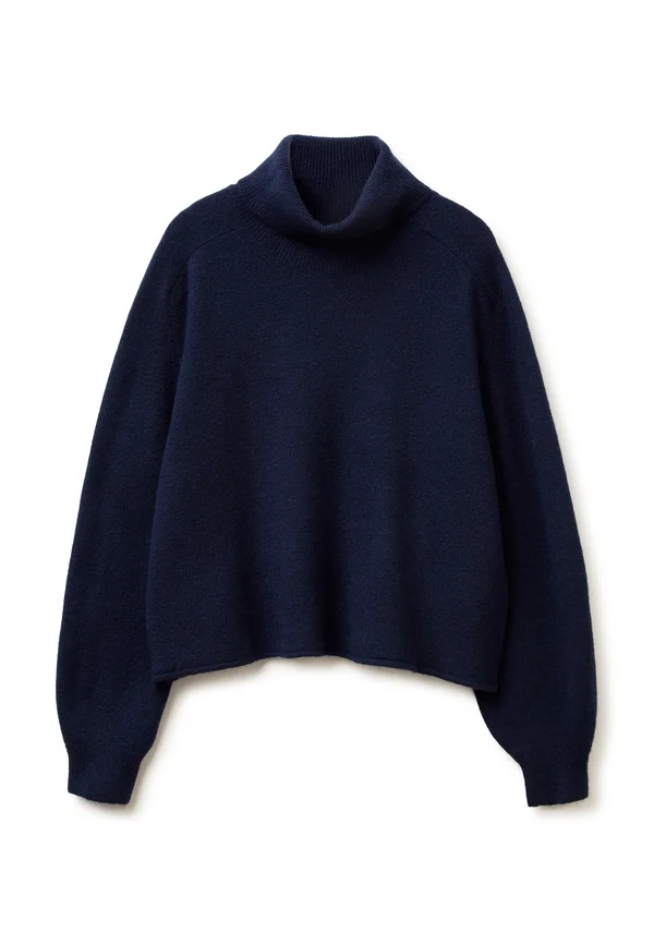 HIGH NECK - Jumper - blue