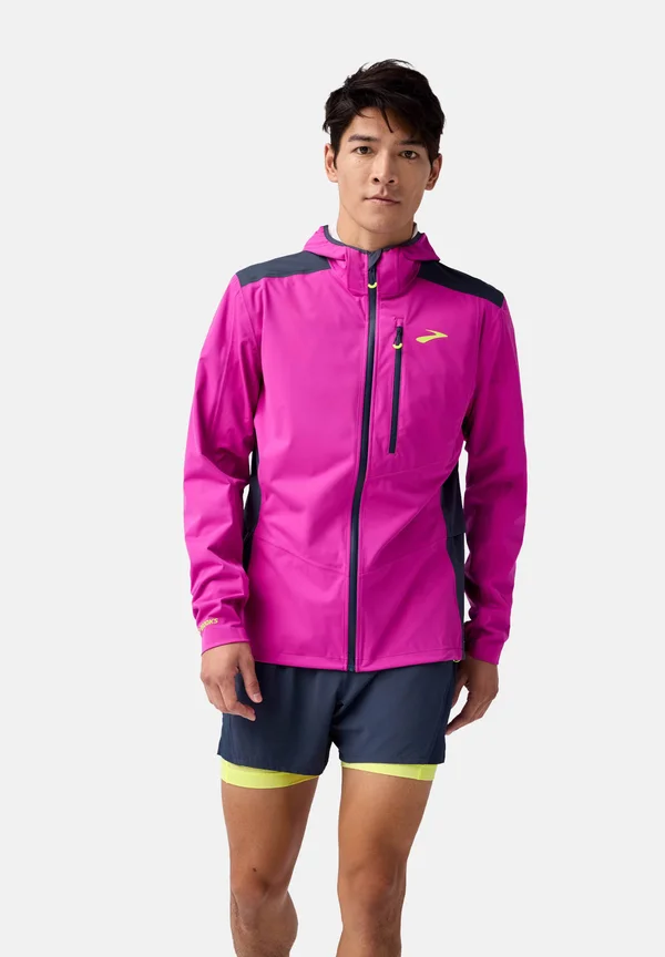 HIGH POINT 2 - Waterproof jacket - fuchsia blue nights