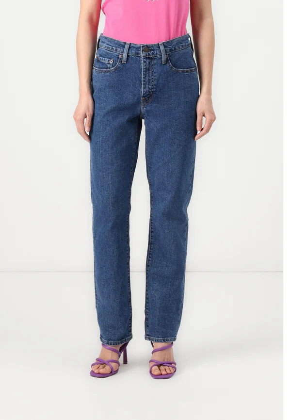 HIGH RISE STRAIGHT - Straight leg jeans - mosey mid stone
