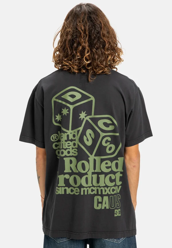 HIGH ROLLIN - Print T-shirt - black