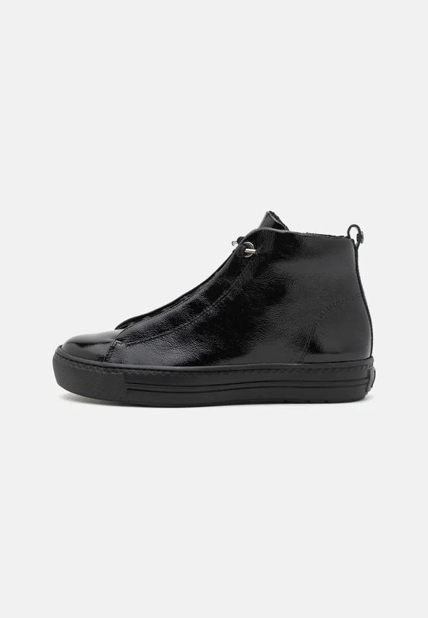 High-top trainers - black