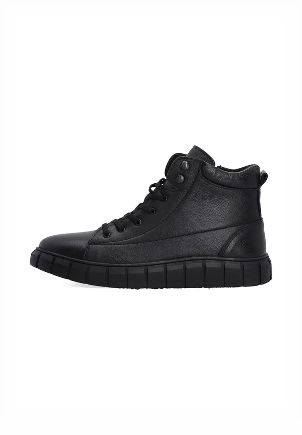 High-top trainers - black