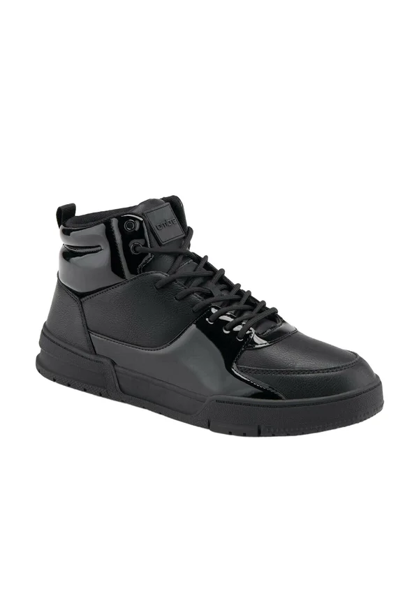 High-top trainers - black