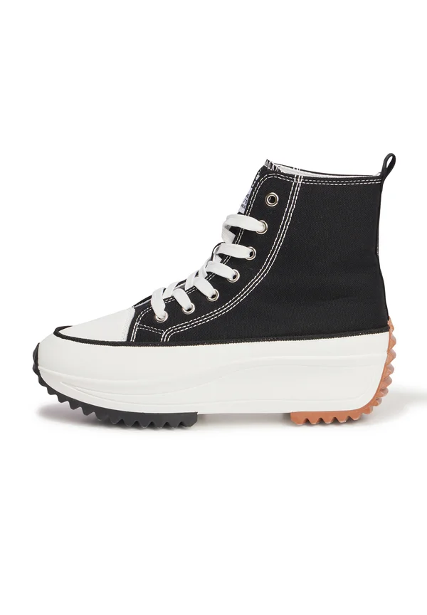 High-top trainers - black