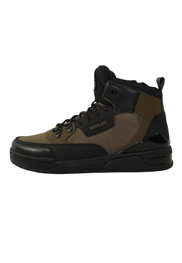 High-top trainers - braun