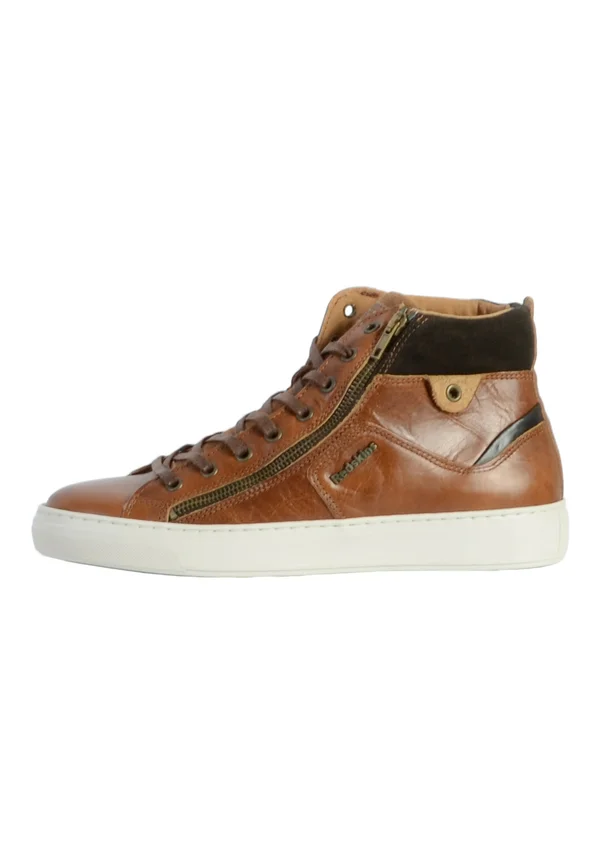 High-top trainers - brown