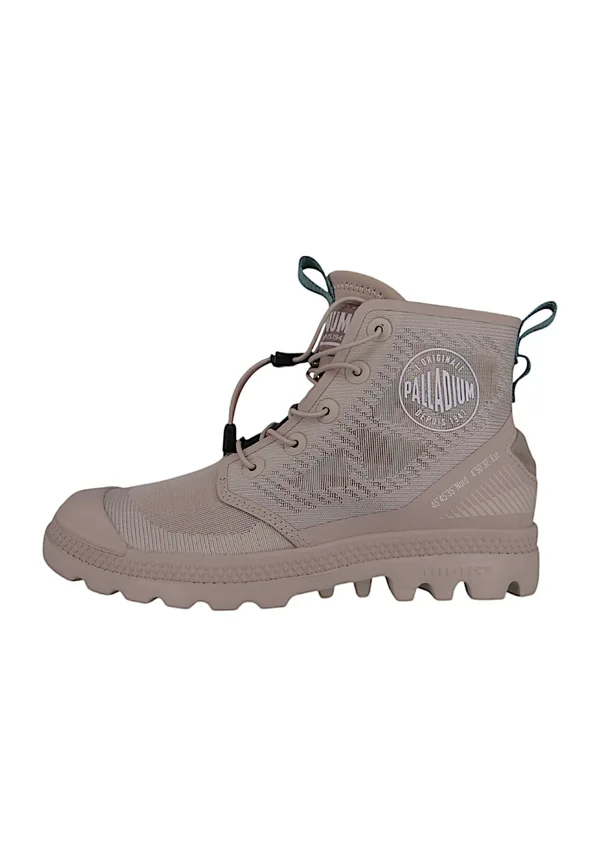 High-top trainers - natural grey