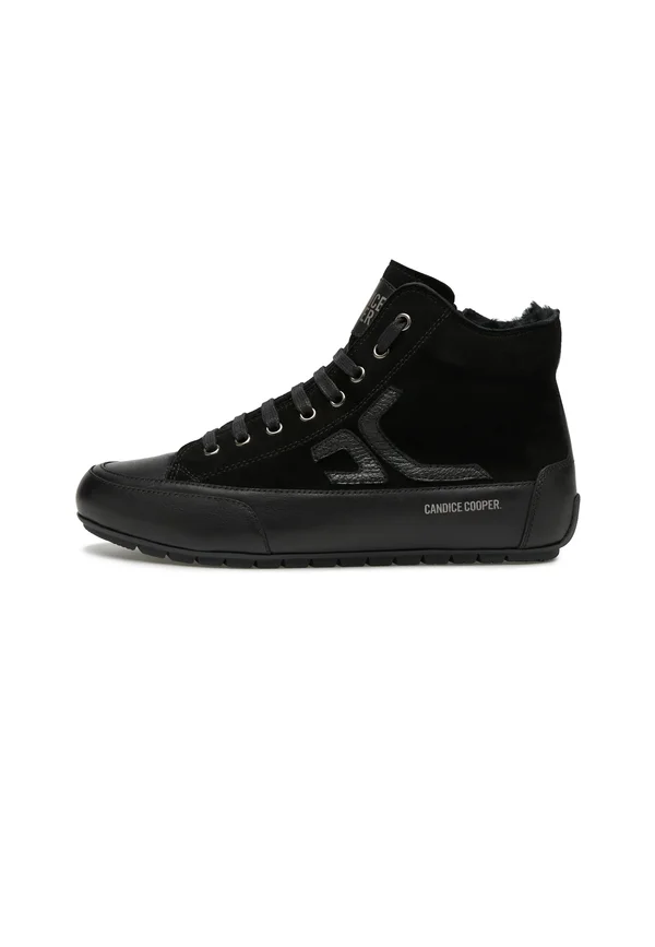 High-top trainers - schwarz-