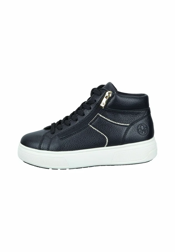 High-top trainers - schwarz/palegold