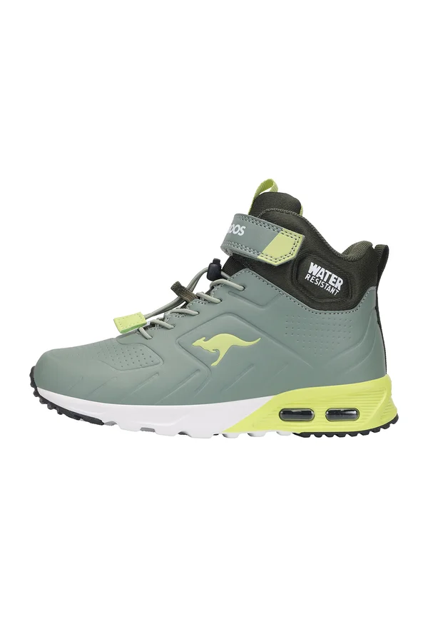 High-top trainers - seagrass celery green
