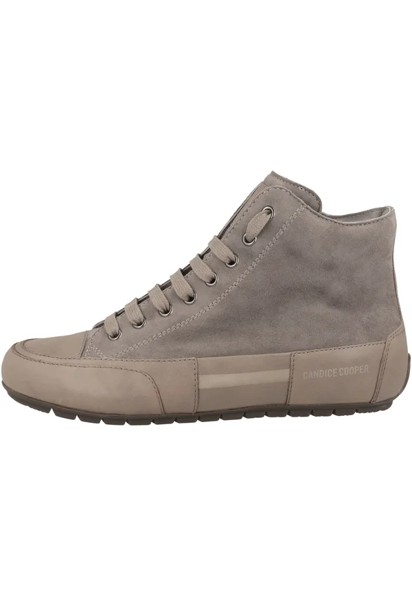 High-top trainers - taupe d
