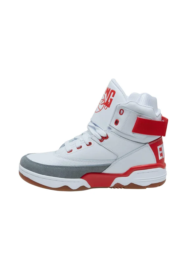 High-top trainers - white fiery red highrise gum