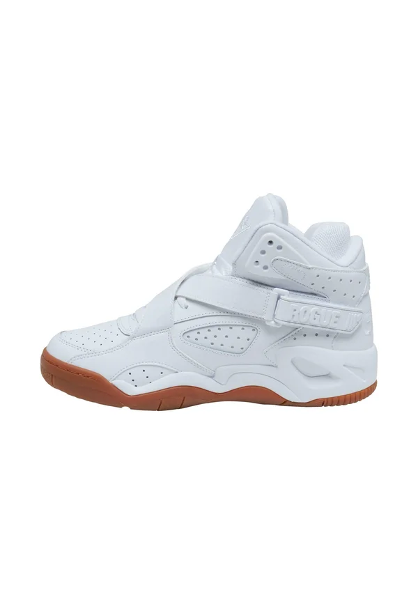 High-top trainers - white gum