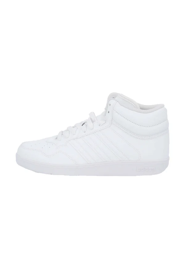 High-top trainers - white white black