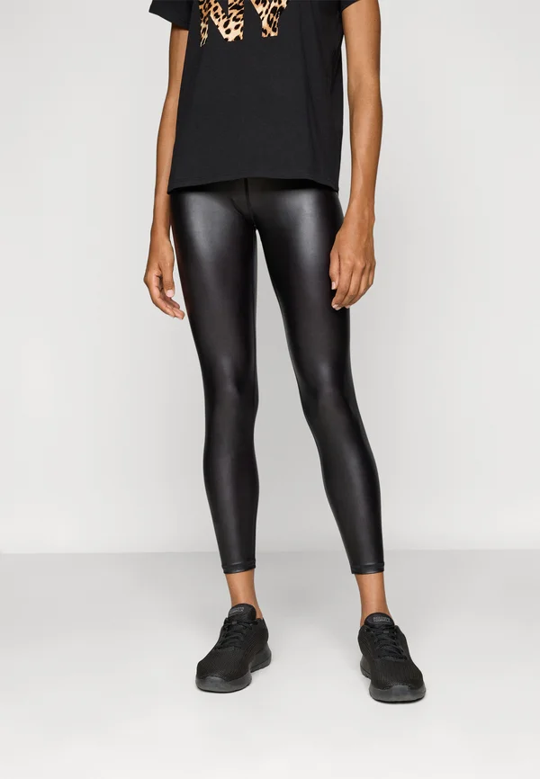 HIGH WAIST 7/8 - Leggings - black