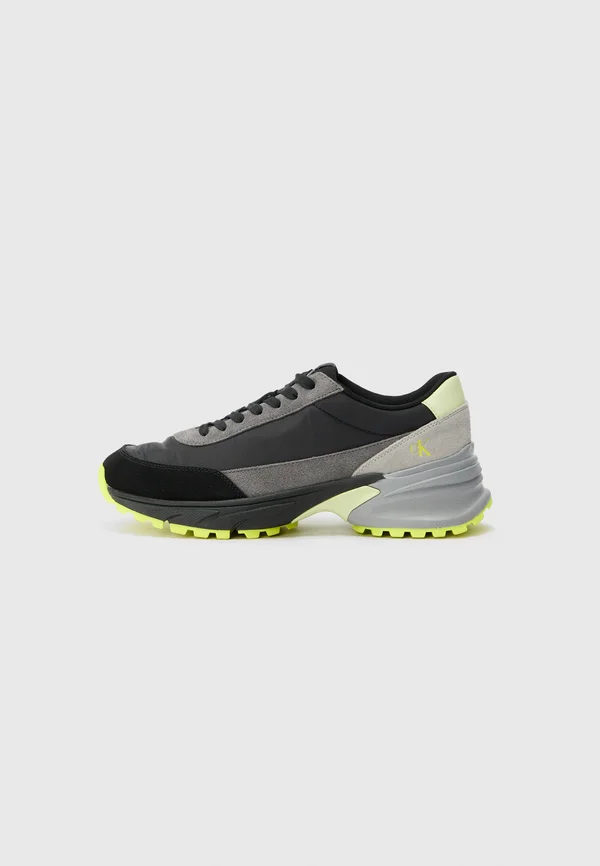 HIKE RUNNER CASUAL - Trainers - black/granite grey/wild lime