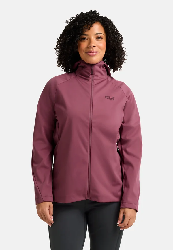HIKE WITH ME HOODY - Soft shell jacket - raisin